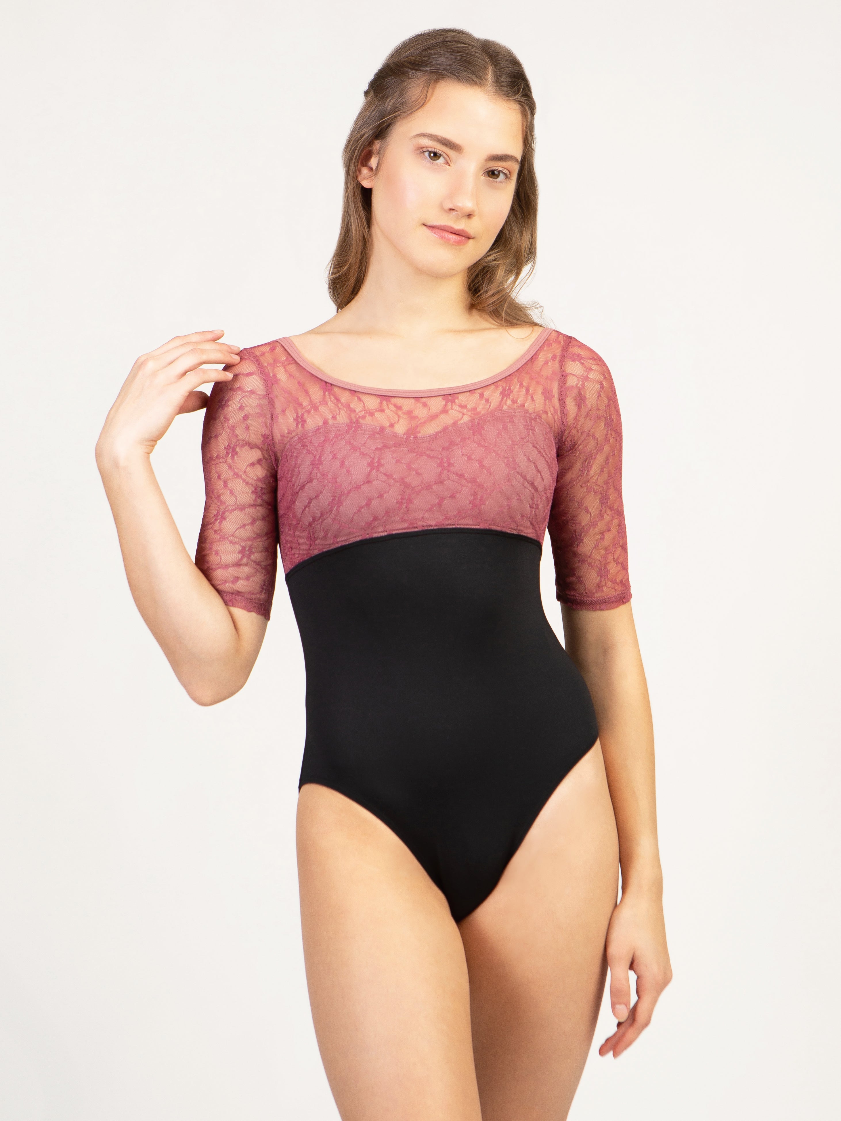 値下げ house on the hill Bodysuit (Ballet) Spring Chateau Half Sleeve Girls Dance Leotard | Shop Online
