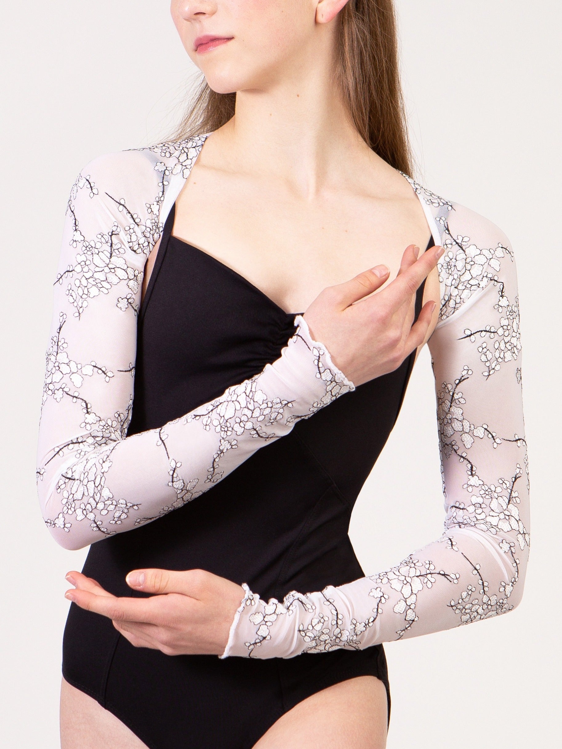 Evening Soiree Long Sleeve Womens Dance Shrug Top